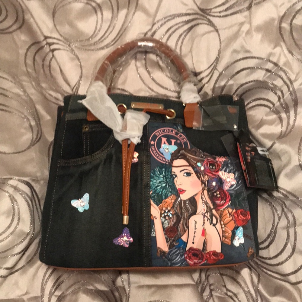 Nicole Lee women’s denim Tote